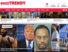 Tablet Screenshot of buzztrendy.com